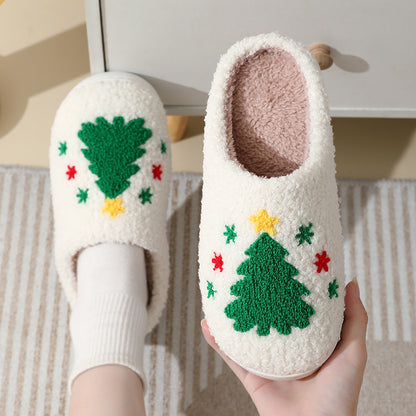 Christmas Cotton Slippers.