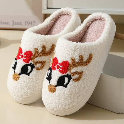 Christmas Cotton Slippers.