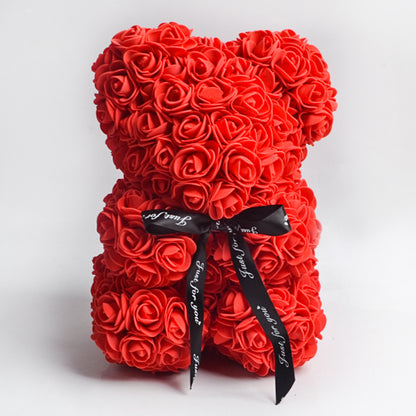 Rose Bear Gifts With Eternal Flowers