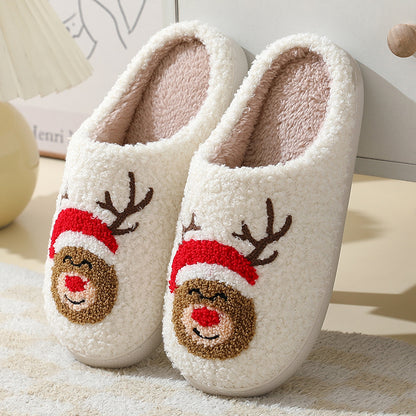 Christmas Cotton Slippers.