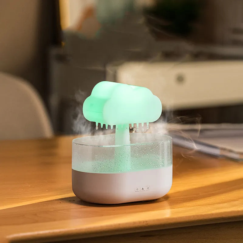 Night Light Humidifier With Raining Water Drop Sound.