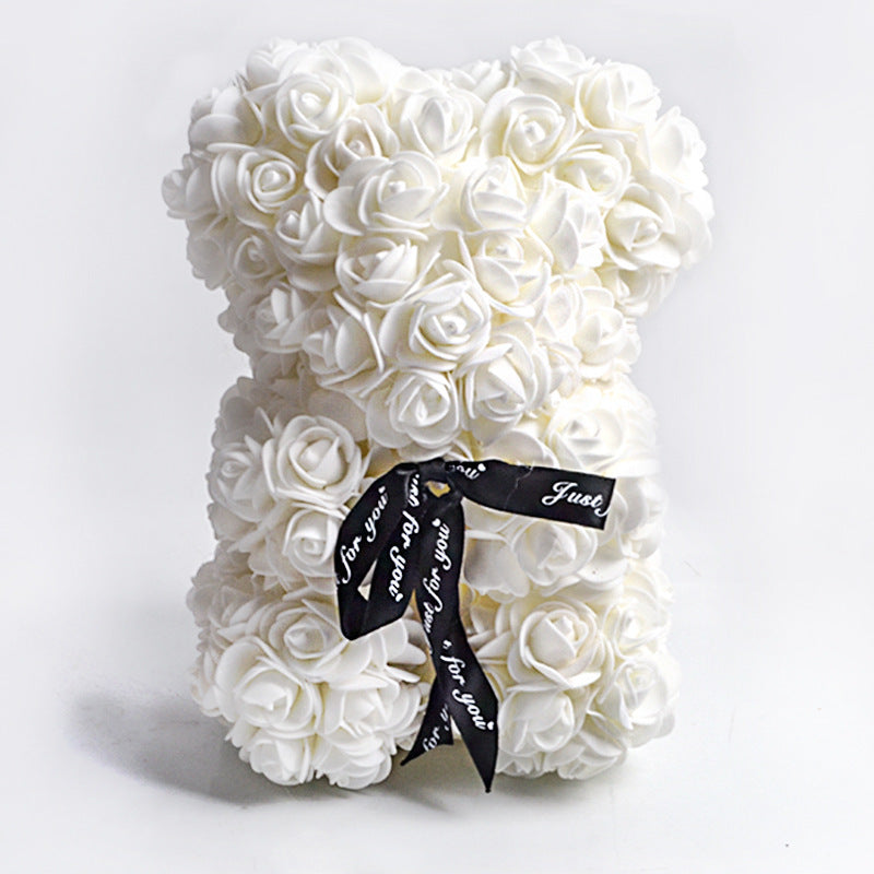 Rose Bear Gifts With Eternal Flowers