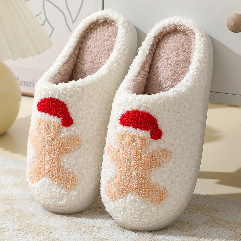 Christmas Cotton Slippers.