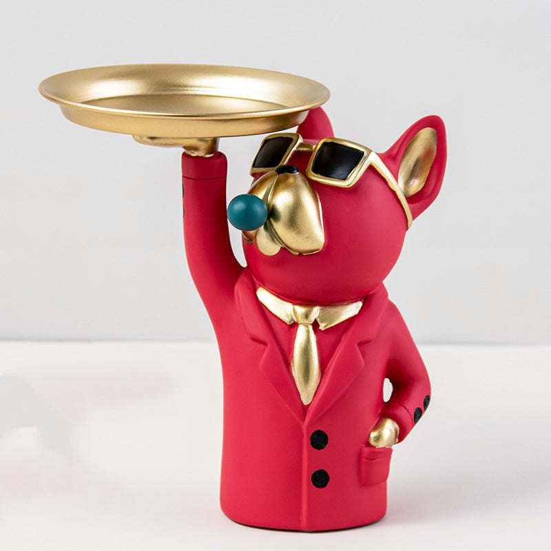 Fancy Dog Butler Decoration