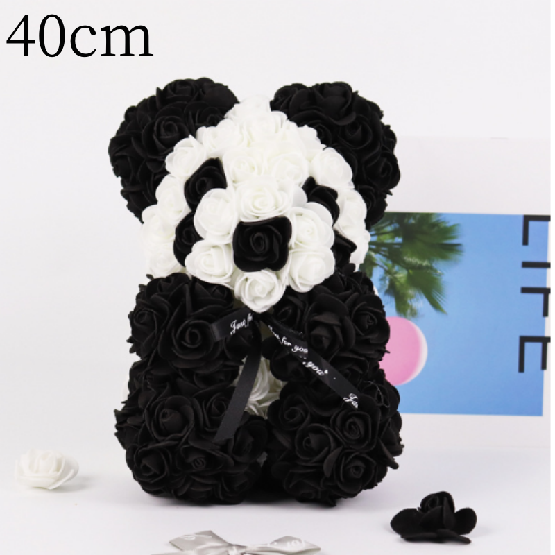 Rose Bear Gifts With Eternal Flowers