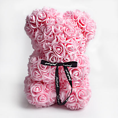 Rose Bear Gifts With Eternal Flowers