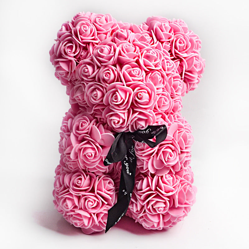 Rose Bear Gifts With Eternal Flowers