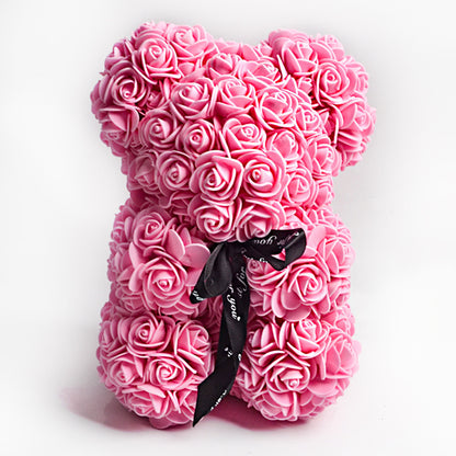 Rose Bear Gifts With Eternal Flowers