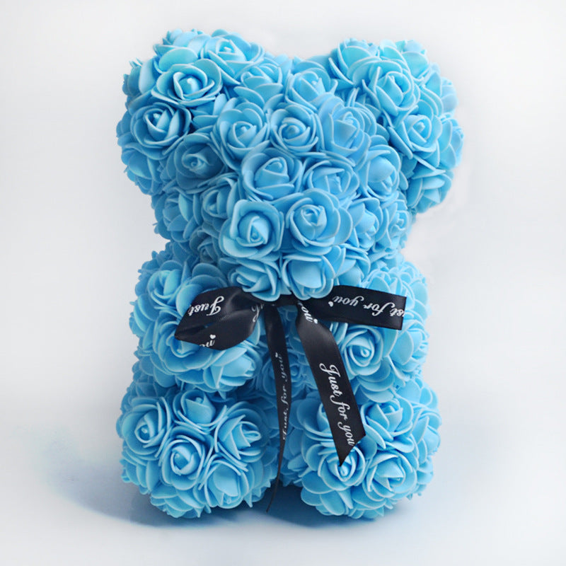 Rose Bear Gifts With Eternal Flowers