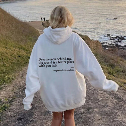 Unisex Hoodie with loving message