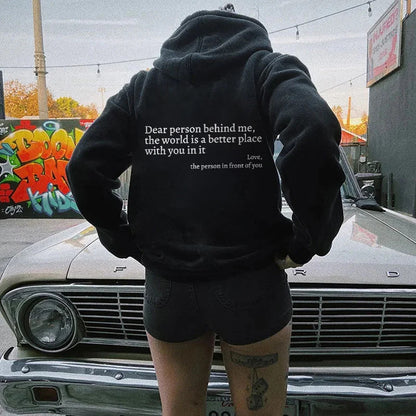 Unisex Hoodie with loving message