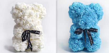 Rose Bear Gifts With Eternal Flowers