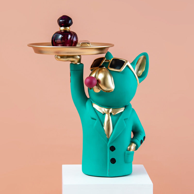 Fancy Dog Butler Decoration