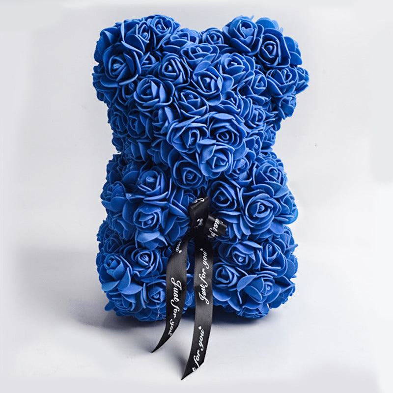 Rose Bear Gifts With Eternal Flowers