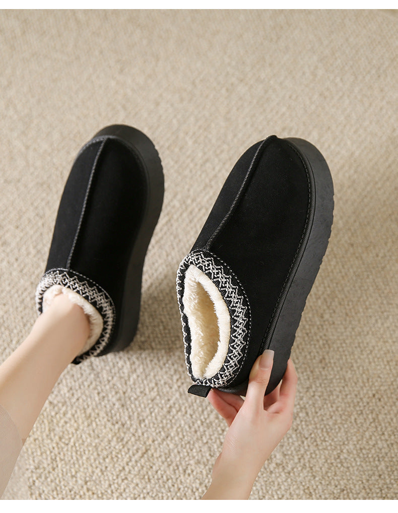 Fleece-lined Warm Slippers