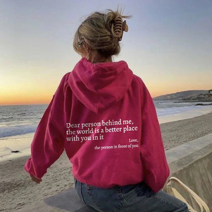 Unisex Hoodie with loving message