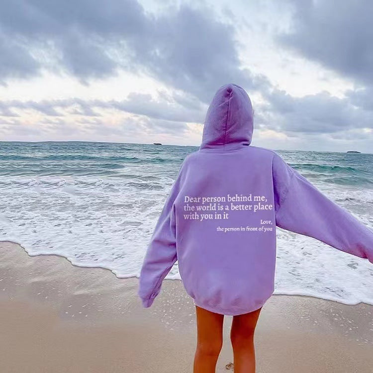 Unisex Hoodie with loving message