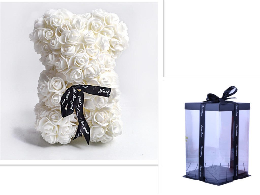 Rose Bear Gifts With Eternal Flowers