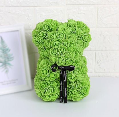 Rose Bear Gifts With Eternal Flowers